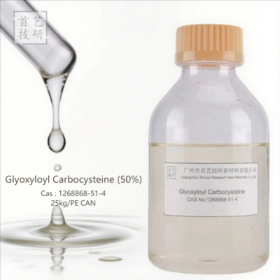 Formaldehyde-vrije Glyoxyloyl Carbocysteine 50% 1.27-1.37 g/mL 1268868-51-4