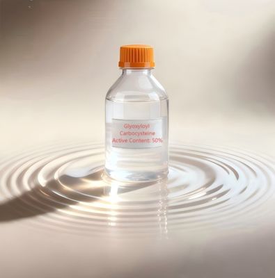 Chemische formule C7H9NO6S Glyoxyloylcarbocysteïne voor verbinding synthese Smeltpunt 185-187°C