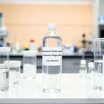 Transparante kleurloze vloeibare ammoniumthioglycolaat 59% voor klantvereisten CAS 54421-46-5