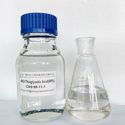 Kleurloze Thioglycolzuur 99% Breekt Disulfide Bindingen Kan Haar Zachte Perm maken