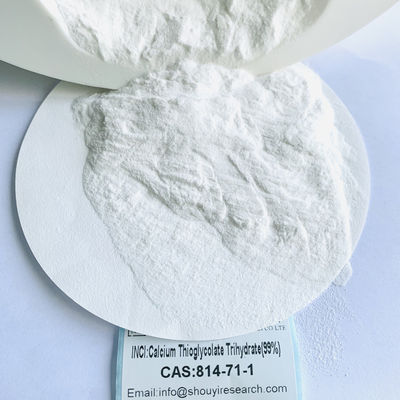 Witte vaste stof calciumthioglycolaat trihydraat essentieel bestanddeel
