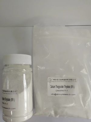Wateroplosbare chemische grondstoffen Calcium thioglycolaat C2H6CaO4S3