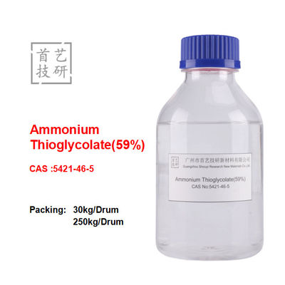 Ammonium thioglycolaat 59% Reductieve stof Haarperma met lage toxiciteit Stabiele oplossing