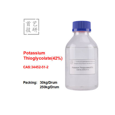 Kaliumthioglycolaat 42% wateroplosbaar Kookpunt > 300 °C Stabiel / Dichtheid