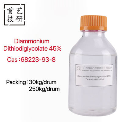 Diammoniumdithiodiglycolaat met moleculaire formule C4H12N2O4S2 bij kamertemperatuur