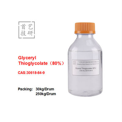 Glyceryl Thioglycolate 80% Crystals PH 2.9-3.4 Melting Point 80-90.C Water Soluble Storage In Cool Dry Place